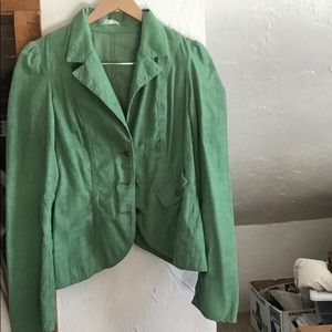 Green corduroy Joie blazer